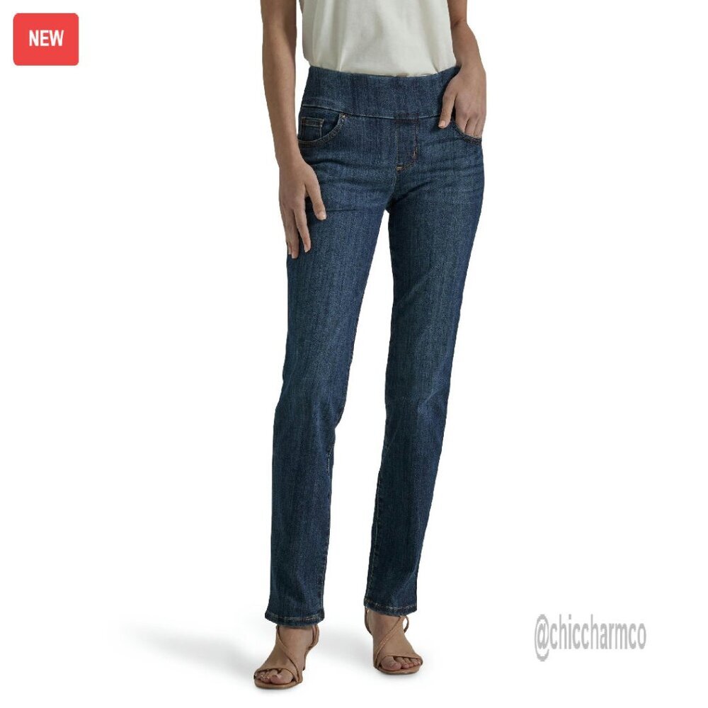 Slim Fit Pull On Jeans, Stretch Fabric, Mid Rise, Multiple Sizes